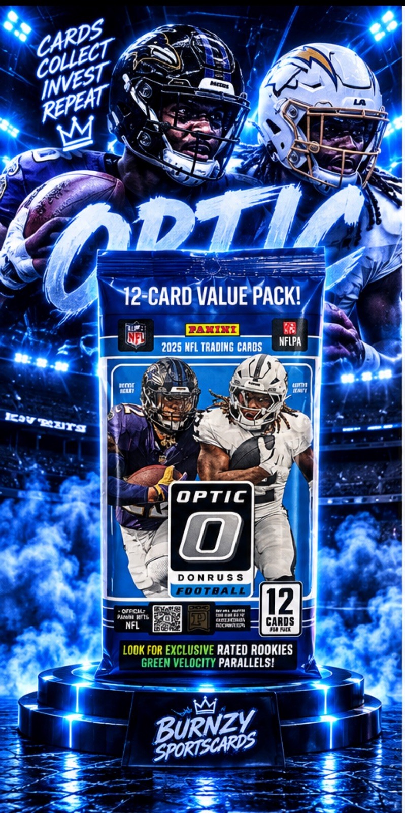 2025 Donruss Optic NFL value pack