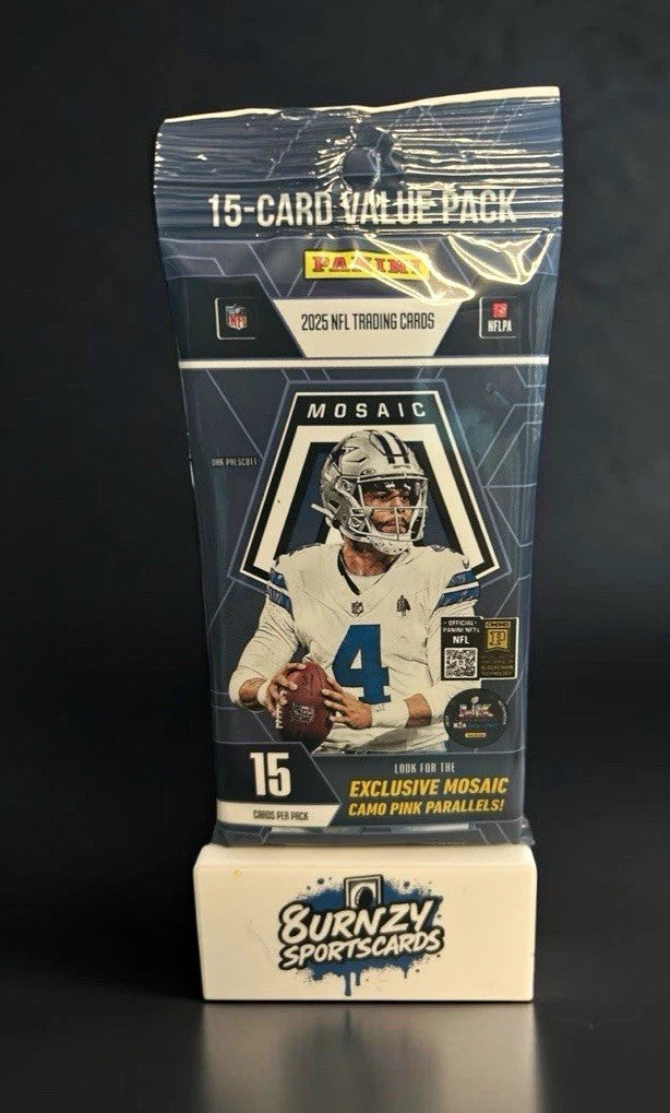 2025 Panini Mosaic NFL value pack back