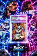CeeDee Lamb Luminance Fuzion PSA 9