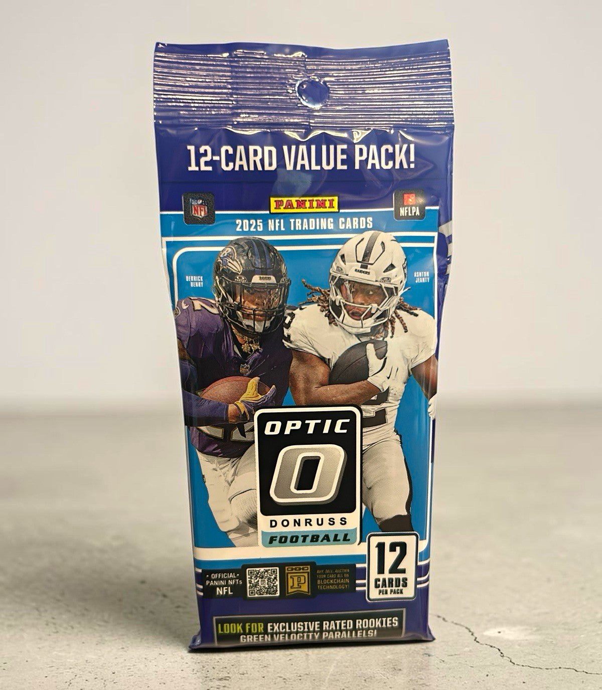 2025 Donruss Optic NFL value pack back