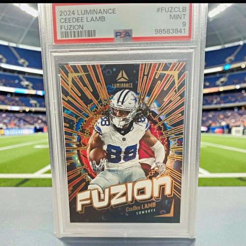 CeeDee Lamb PSA 9 slab back