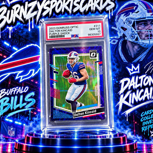 Dalton Kincaid Donruss Optic Purple Shock PSA 10